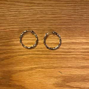 Little clip on hoops